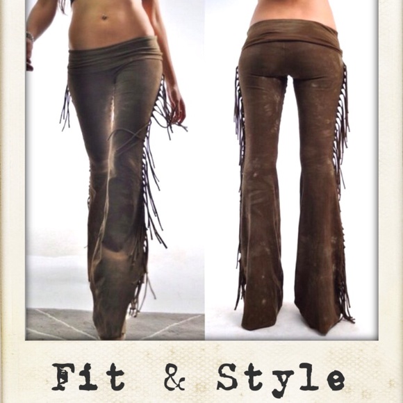 SHORT LENGTH Hip Hugger Fringe Bell Bottoms in BLACK SOLID - Sizes XS S M L XL - Picture 11 of 13
